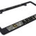 Full-Color US Army Camo Black Plastic License Plate Frame image 2