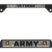 Full-Color Camo Army Veteran Black Open License Plate Frame image 1