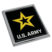 Army Star Metal Chrome Emblem image 3