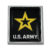 Army Star Metal Chrome Emblem image 1