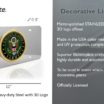 Army Stainless Steel License Plate image 3