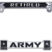 Army Retired 3D License Plate Frame image 1