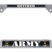 Full-Color Army Retired Open License Plate Frame image 1