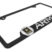 Army Star 3D Black Cutout Metal License Plate Frame image 2