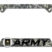 Army Star 3D Camo Metal Cutout License Plate Frame image 1