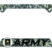 Army Star 3D Camo Metal Cutout License Plate Frame image 1