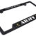 Full-Color US Army Black Plastic Open License Plate Frame image 2