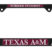 Texas A&M Alumni Black 3D License Plate Frame image 1