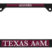 Texas A&M Aggies Black 3D License Plate Frame image 1