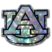 Auburn Silver 3D Reflective Decal image 1