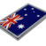Australia Flag Chrome Metal Car Emblem image 3