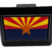 Arizona Flag Black Hitch Cover image 2