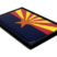 Arizona Flag Black Metal Car Emblem image 3