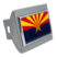 Arizona Chrome Flag Brushed Chrome Hitch Cover image 1