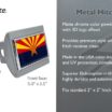 Arizona Brushed Chrome Hitch Cover image 3