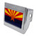 Arizona Chrome Flag Chrome Hitch Cover image 3