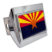 Arizona Chrome Flag Chrome Hitch Cover image 1
