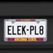 Arizona State Alumni Chrome License Plate Frame image 2