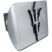 Arizona State Pitch Fork Brushed Chrome Metal Hitch Cover image 1