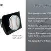 Baseball Black Hitch Cover image 3