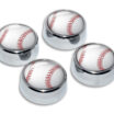 Baseball License Plate Frame Screws Covers image 1