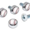 Baseball License Plate Frame Screws Covers image 3