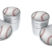 Baseball Valve Stem Caps - Matte Chrome image 1