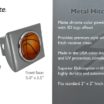 Basketball Brushed Chrome Hitch Cover image 3