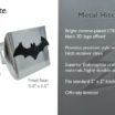 Batman Black and Chrome Hitch Cover image 3