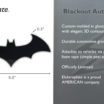 Batman Oversized Black 3D Emblem image 3