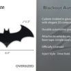 Batman Oversized Black 3D Emblem image 3