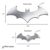 Batman Oversized Chrome 3D Emblem image 4