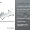 Batman Oversized Chrome 3D Emblem image 3