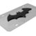 Batman Black 3D with Stainless Steel License Plate image 2