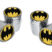 Batman Valve Stem Caps - Chrome Smooth image 1