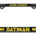 Batman Dark Knight Black License Plate Frame image 1