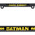 Batman Dark Knight Black Plastic License Plate Frame image 1