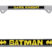 Batman Dark Knight Chrome License Plate Frame image 1