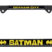 Batman Gotham City Black License Plate Frame image 1