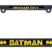 Batman Gotham City Black Plastic License Plate Frame image 1