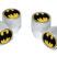 Batman Valve Stem Caps - Matte Knurling image 1