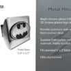 Batman Chrome Hitch Cover image 3