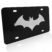 Batman Stainless Steel 3D Black License Plate image 1