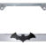 Batman Black Bat 3D Chrome License Plate Frame image 1