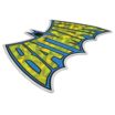 Batman Vintage Blue and Yellow Reflective Decal image 5