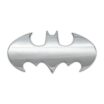 Batman Chrome Bat Symbol Metal Emblem image 1