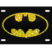 Batman Yellow Reflective Black License Plate image 2