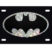 Batman Silver Reflective Black License Plate image 2