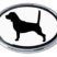Beagle White Chrome Emblem image 1