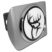 Buck Commander Brushed Chrome Hitch Cover image 1